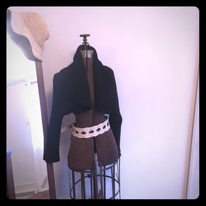 Vince crop sweater cardigan Black Small